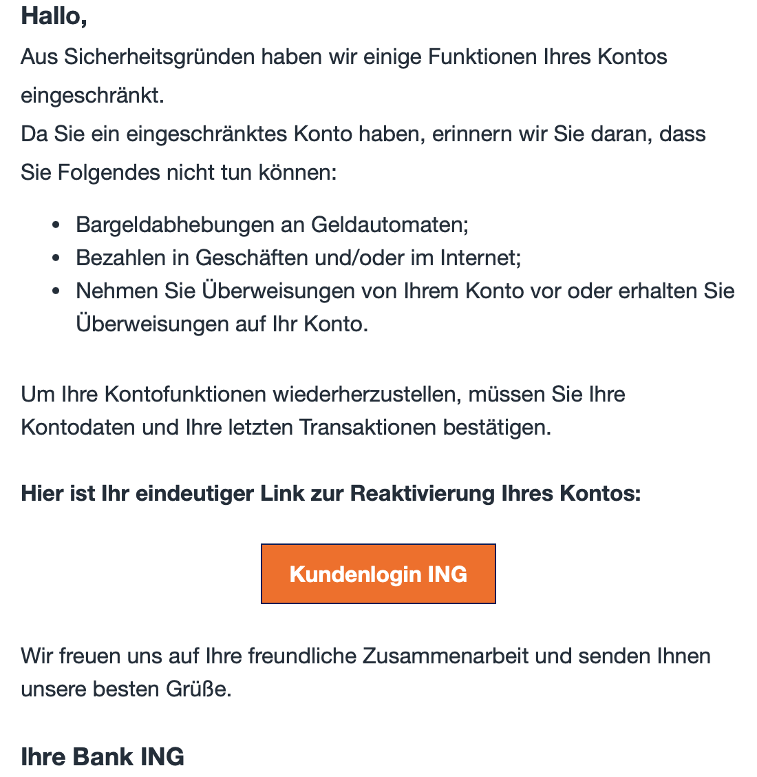 ING Phishing