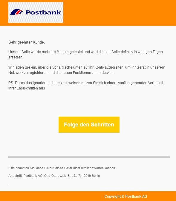 Phishing Postbank