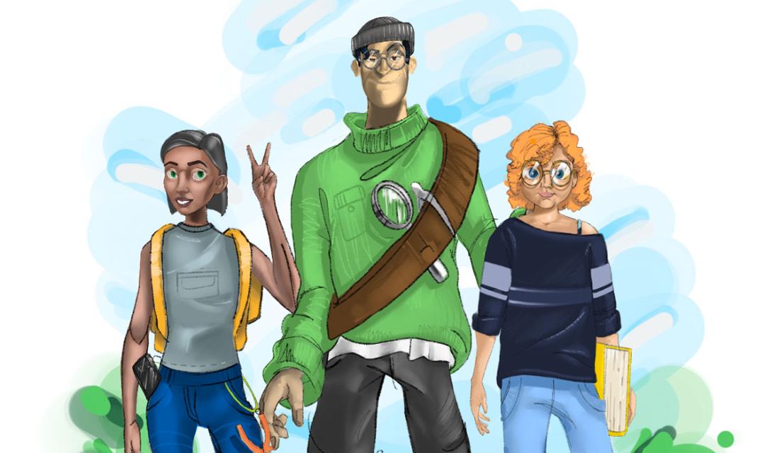 Achtung, Plastikbombe! Das Weltretter-Team: Finja, Rami und Paula