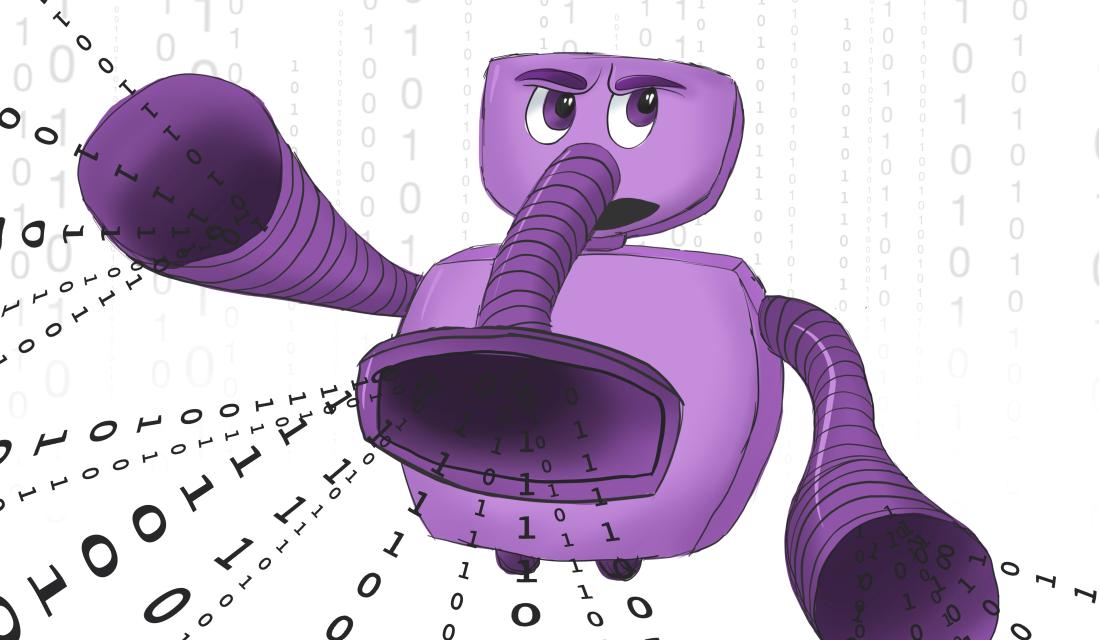 Datensauger Data Harry frisst Daten und wird größer