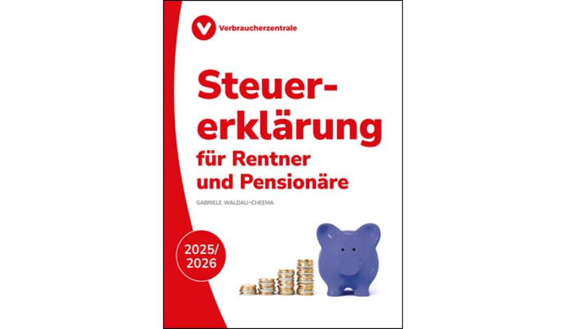 Titelbild des Ratgebers "Steuererklärung für Rentner und Pensionäre 2025/2026