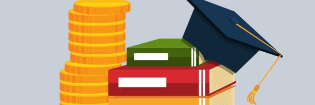 Bücher fürs Studium und Geld.