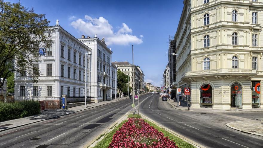 Straße Wien Häuser