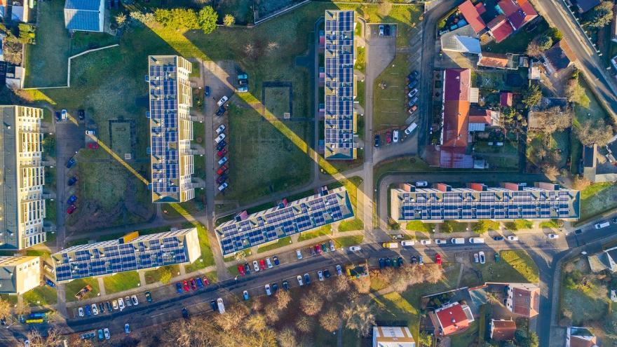 Solarstrom Photovoltaik auf Hochhäusern