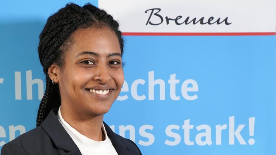 Ein Foto der Projektmitarbeiterin Bethel Yonas