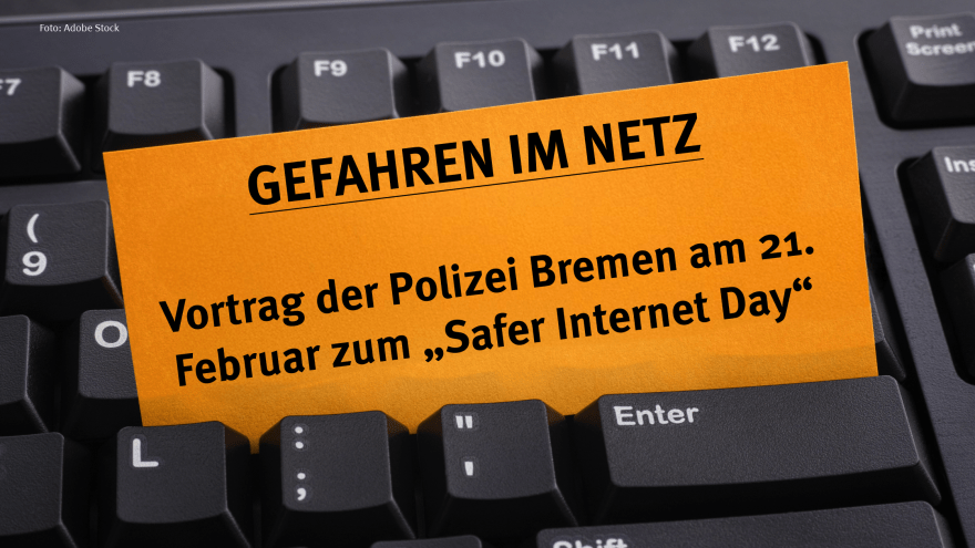 Am 21. Februar 2025 um 18:00 Uhr findet im Justizzentrum ein Vortrag zu Gefahren im Netz statt.