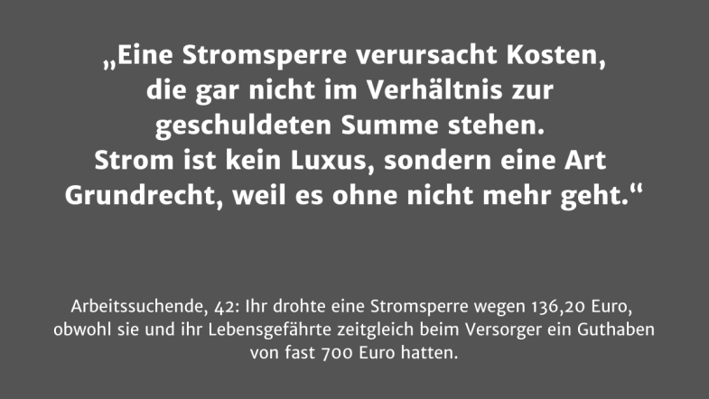 Fakt zu Stromsperre 1