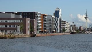 Die Skyline von Bremerhaven