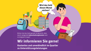 Person fragt sich, ob das Geld diesen Monat noch reicht